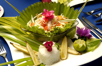 Gourmet cuisine made with fresh local produce